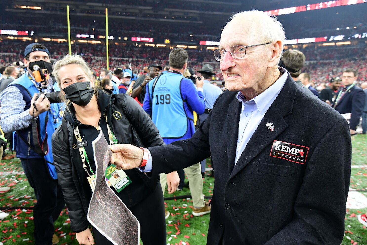 Coach Vince Dooley